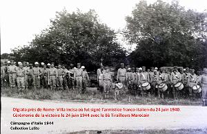 CAMPAGNE D ITALIE 1944 DIVERS-    (23)